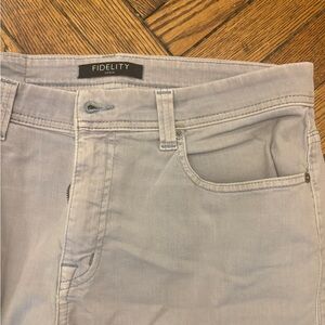 Men’s Fidelity Light Gray Denim Jeans